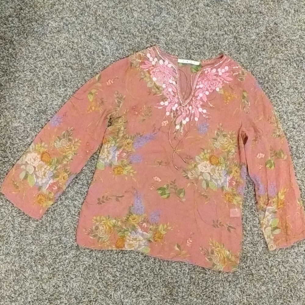 Designer silk blouse